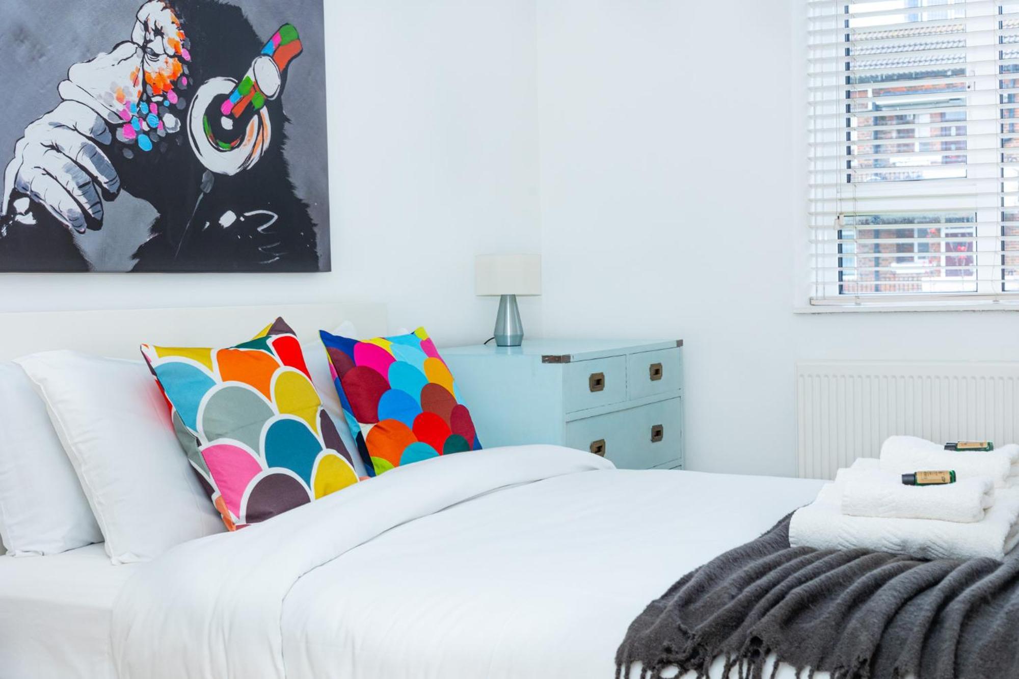 Bright Modern 1 Bedroom Flat, 5 Min To Vauxhall St London Eksteriør bilde